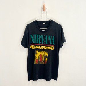 Authentic Vintage Nirvana Nevermind tshirt - 90s band rock shirt - Kurt Cobain